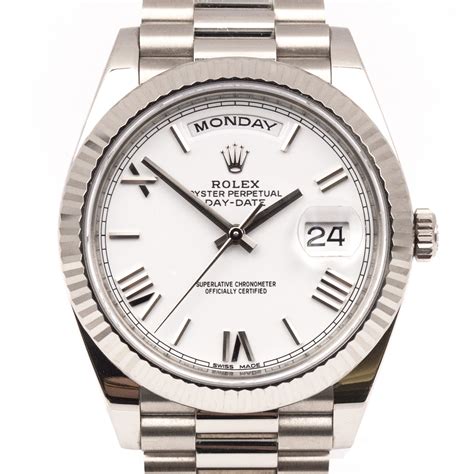 how much is a new rolex presidential|rolex presidential white gold price.